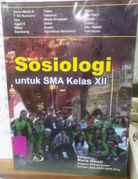 Sosiologi untuk SMA Kelas X