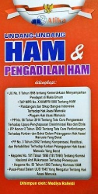 Undang - Undang Ham & Pengadilan Ham