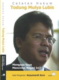 Catatan Hukum Todung Mulya Lubis