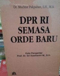 DPR RI Semasa Orde Baru