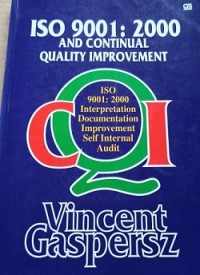 ISO 9001:2000 And Continual Quality Improvement