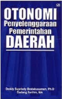 Otonomi Penyelenggaraan Pemerintahan Daerah