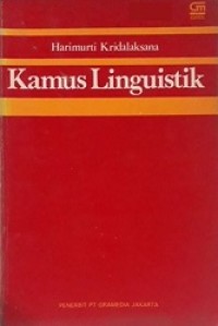 Kamus Linguistik