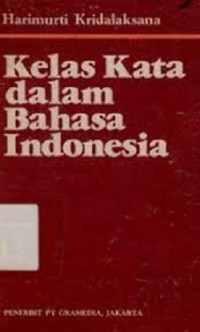 Kelas Kata dalam Bahasa Indonesia