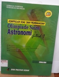 Image of Kumpulan Soal dan Pembahasan Olimpiade Sains Astronomi Jilid 1