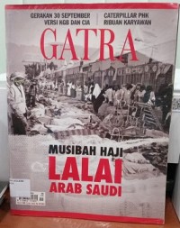 Majalah GATRA Musibah Haji Lalai Arab Saudi