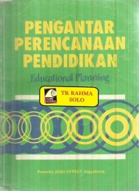 Pengantar Perencanaan Pendidikan, Educational Planning