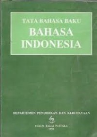 Tata Bahasa Baku Bahasa Indonesia