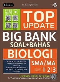 Top Update Big Bank Soal + Bahas Biologi SMA/MA kelas 1,2,3: Bank Soal 1500 Biologi yang Fresh Update Dibahas Dengan Cara Wow oleh Tim Tentor Senior